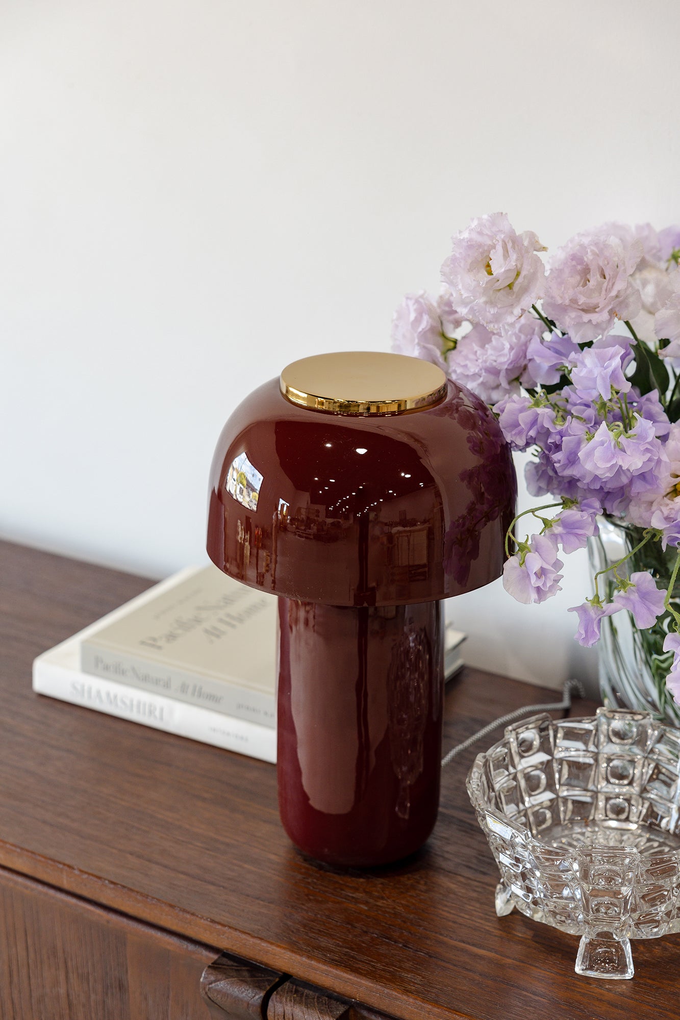 Noemie Lamp - Merlot