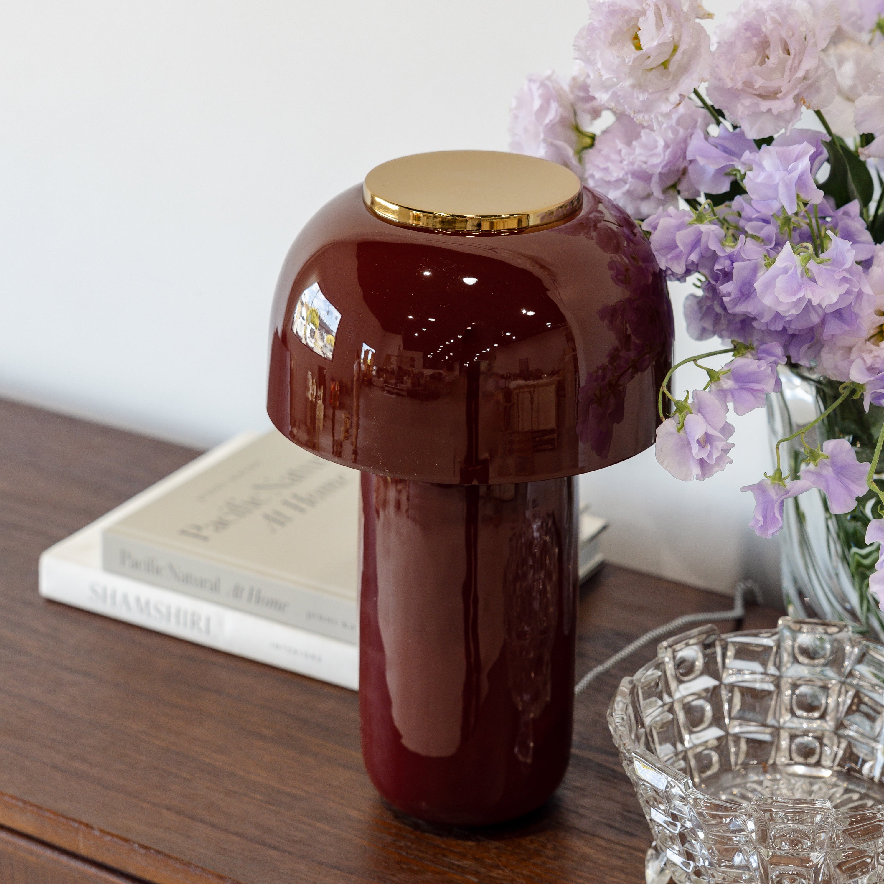 Noemie Lamp - Merlot