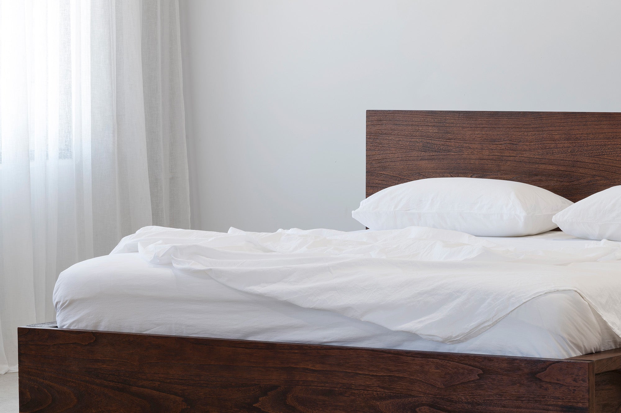 Platform Bed - Rustic Walnut