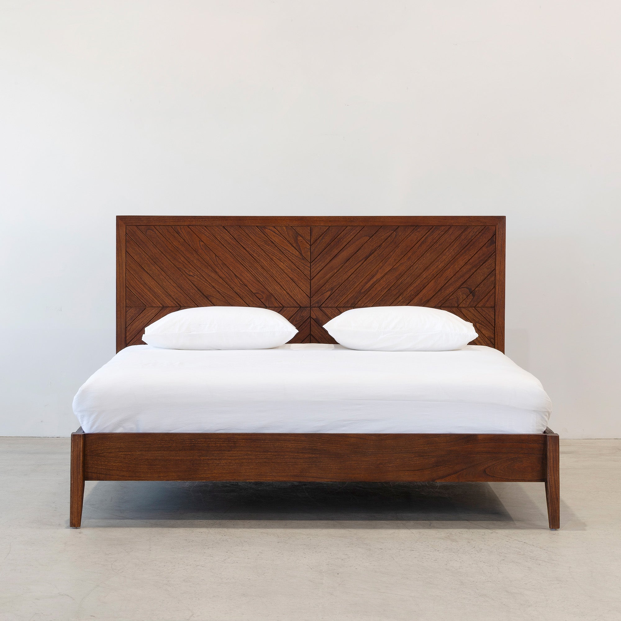 Tapestry Bed - Rustic Walnut