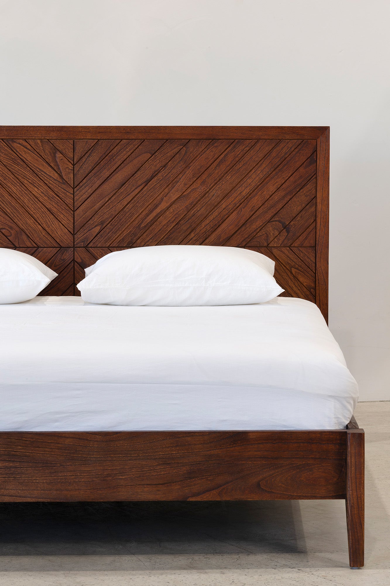 Tapestry Bed - Rustic Walnut
