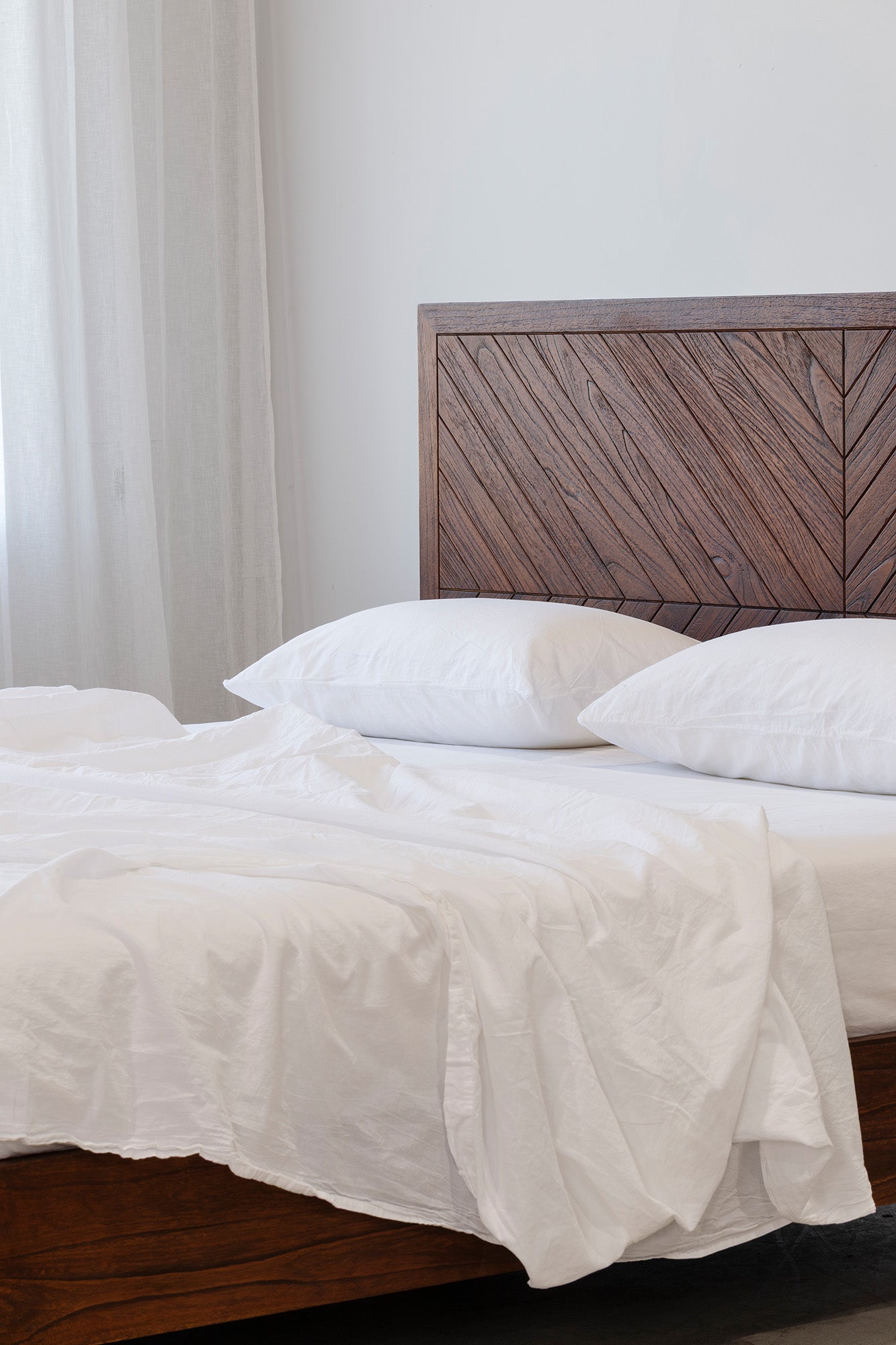 Tapestry Bed - Rustic Walnut