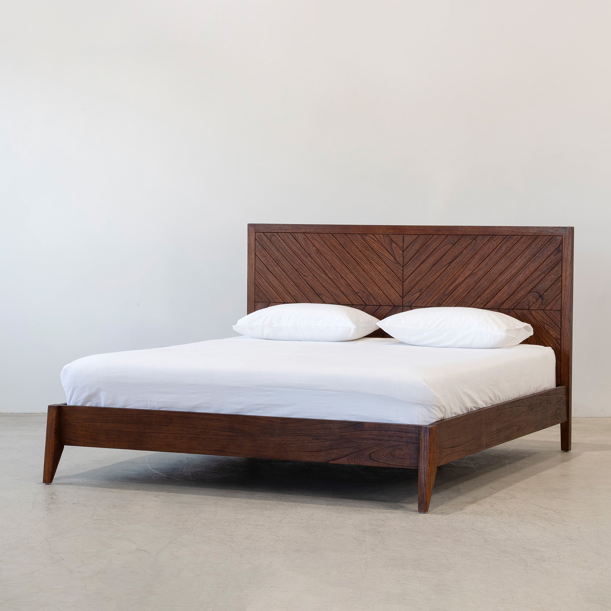 Tapestry Bed - Rustic Walnut
