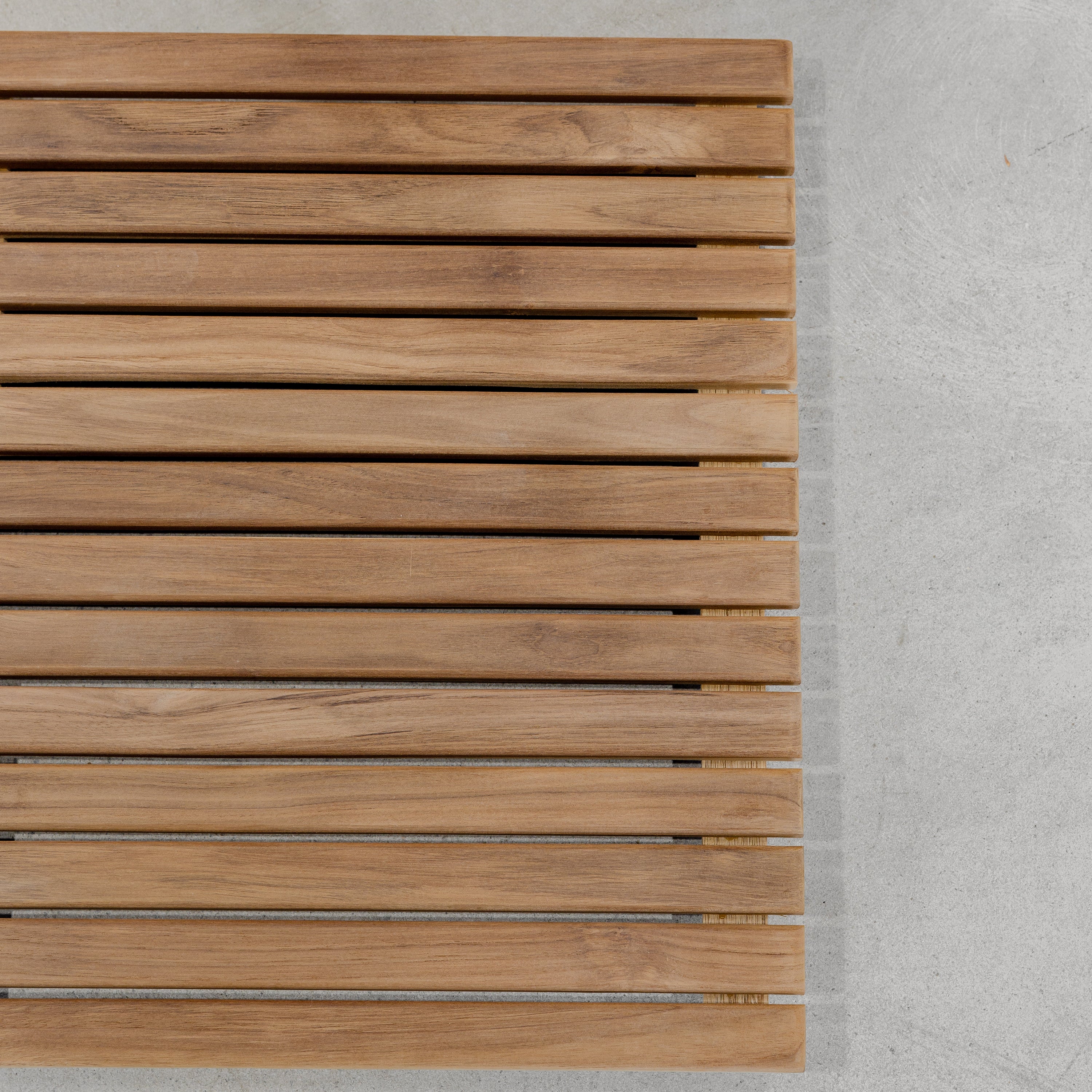 Teak Atelier Bath Mat - Without Border