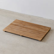 Teak Atelier Bath Mat - Without Border