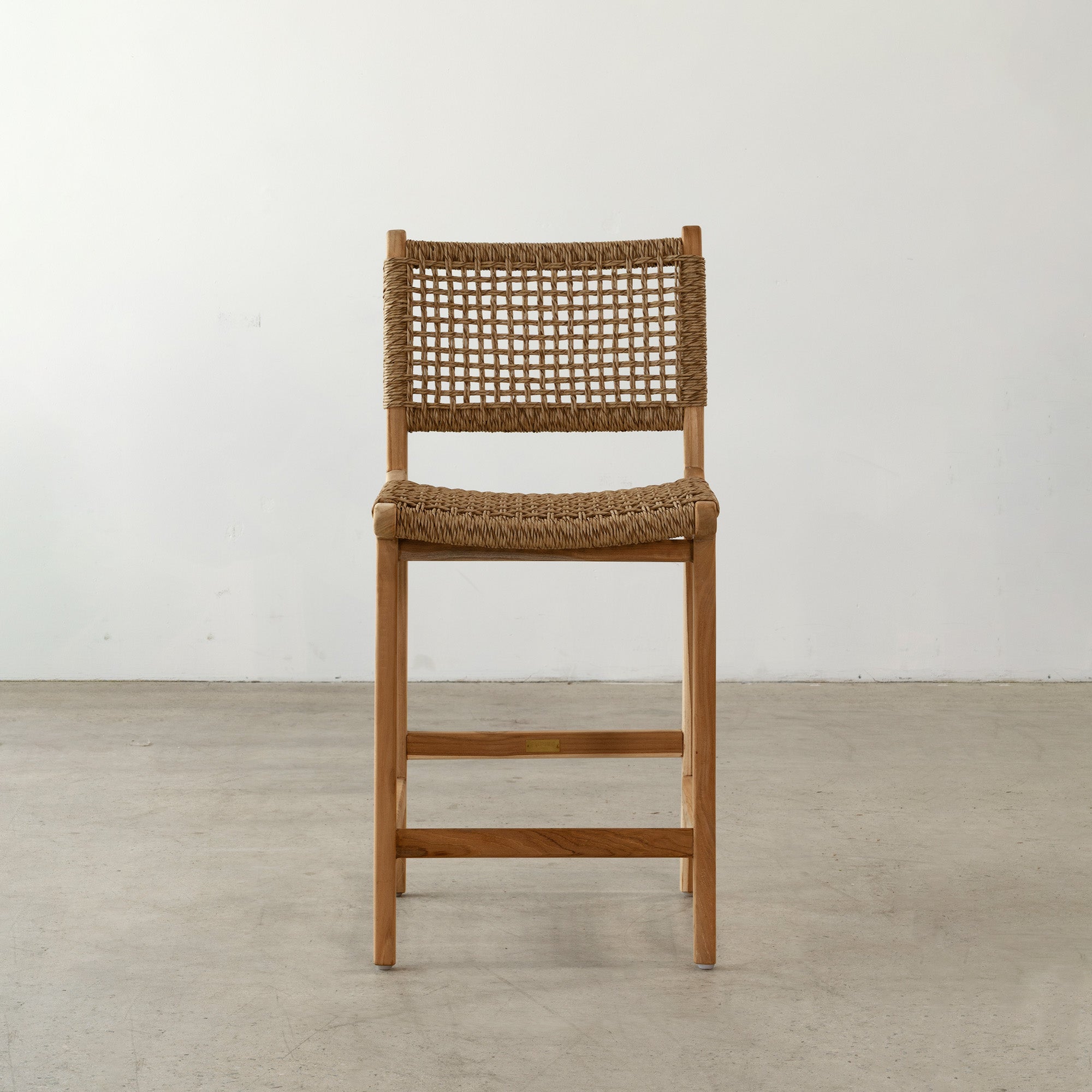 Vogue Teak Bar Stool - Raw