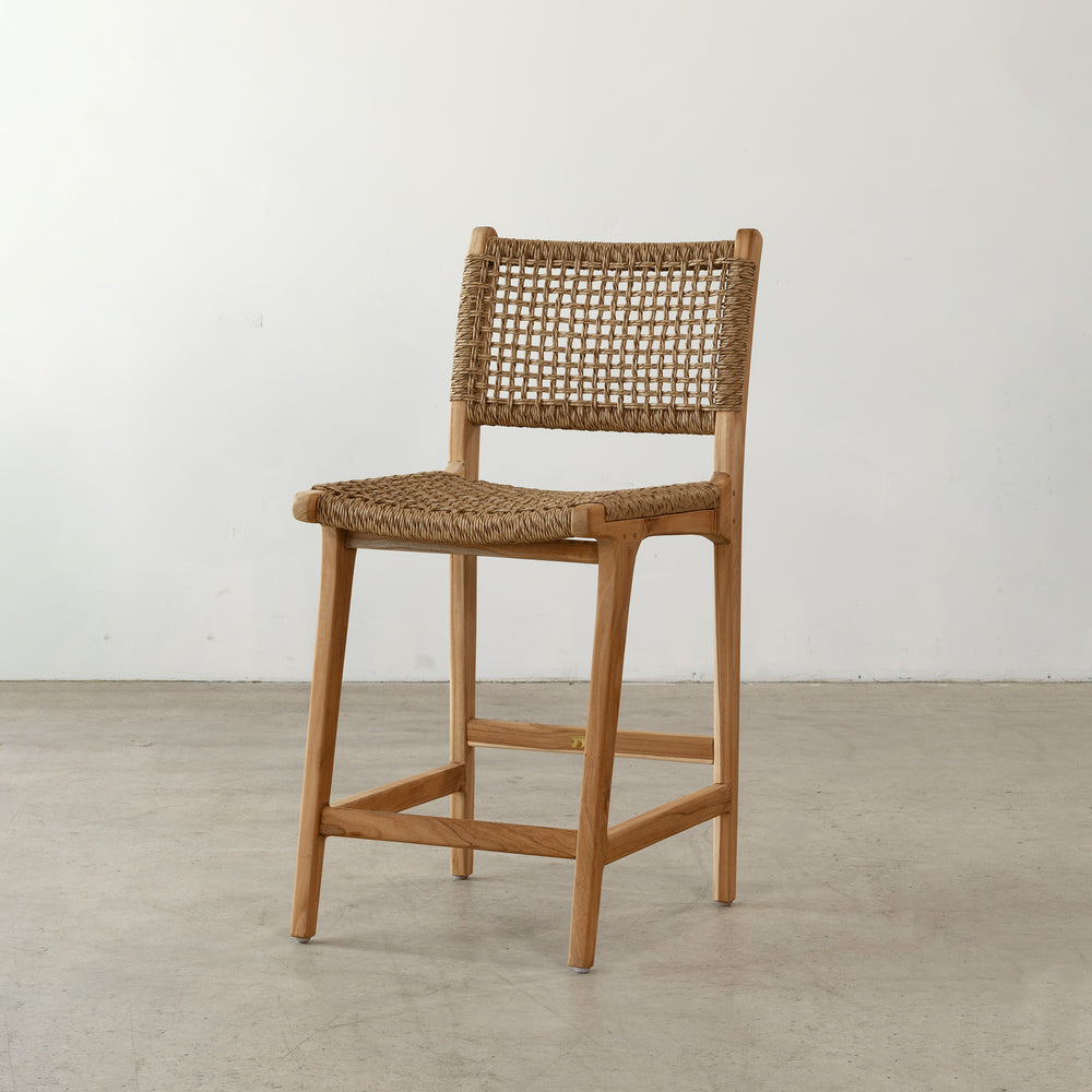 Vogue Teak Bar Stool - Raw