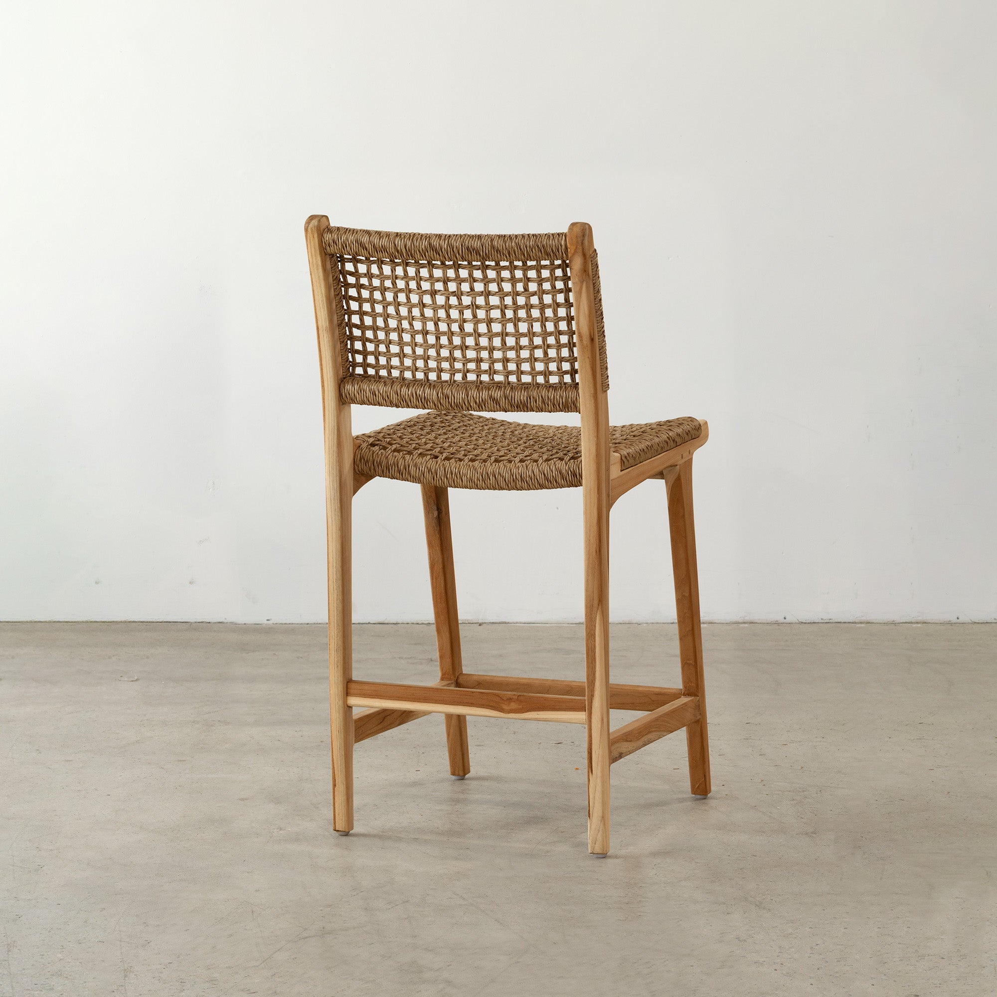 Vogue Teak Bar Stool - Raw
