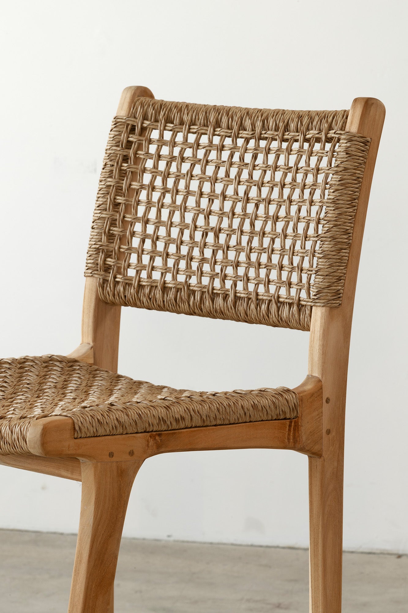 Vogue Teak Bar Stool - Raw