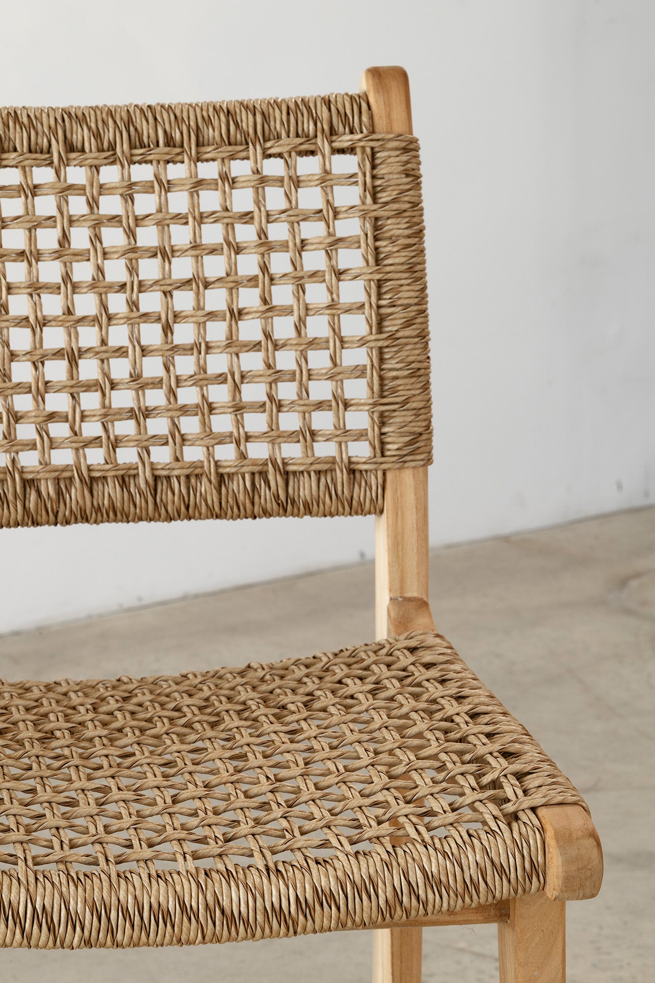 Vogue Teak Bar Stool - Raw