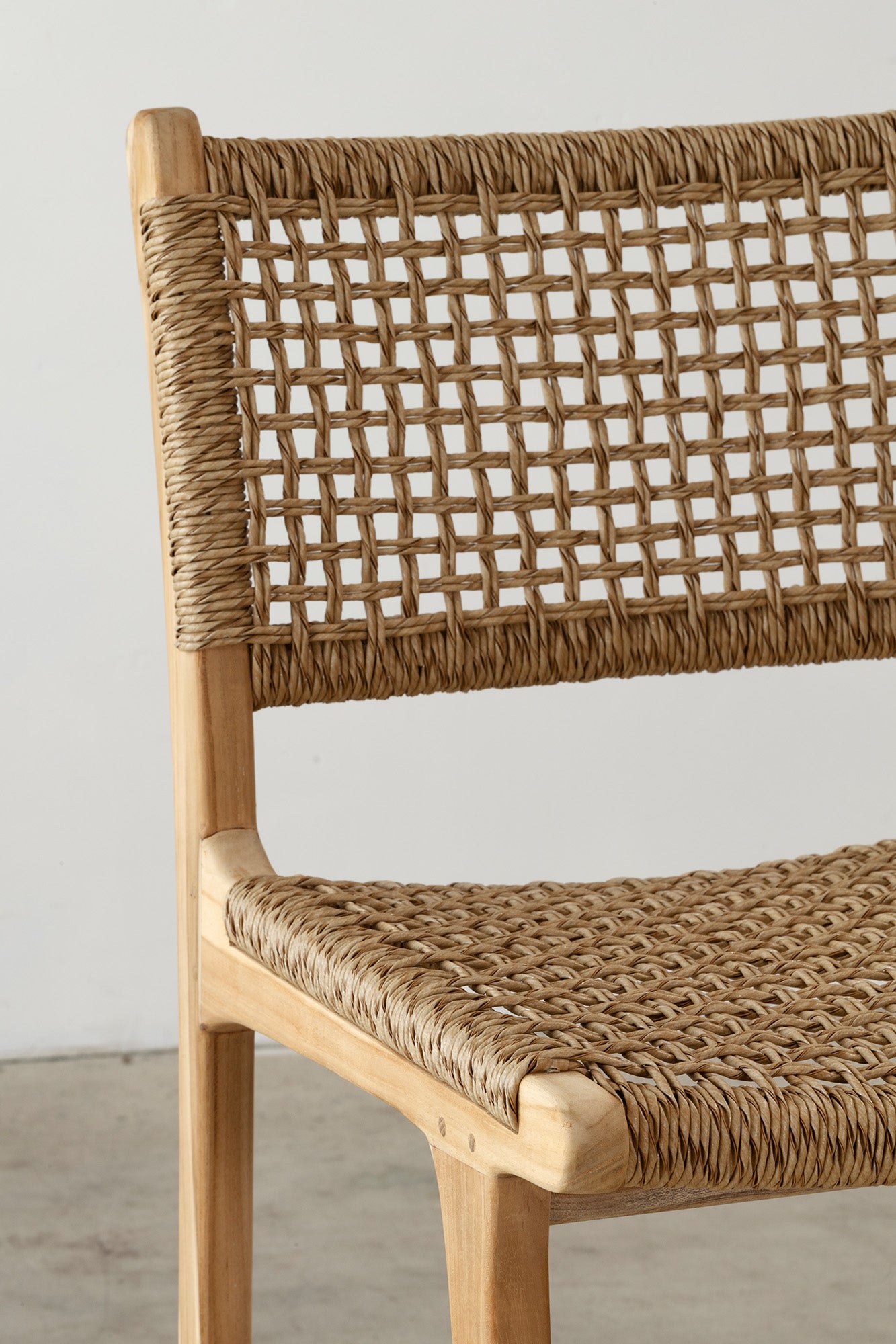 Vogue Teak Bar Stool - Raw