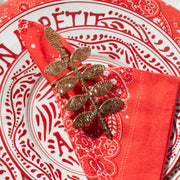 Le Fleur Napkin Ring - Gold