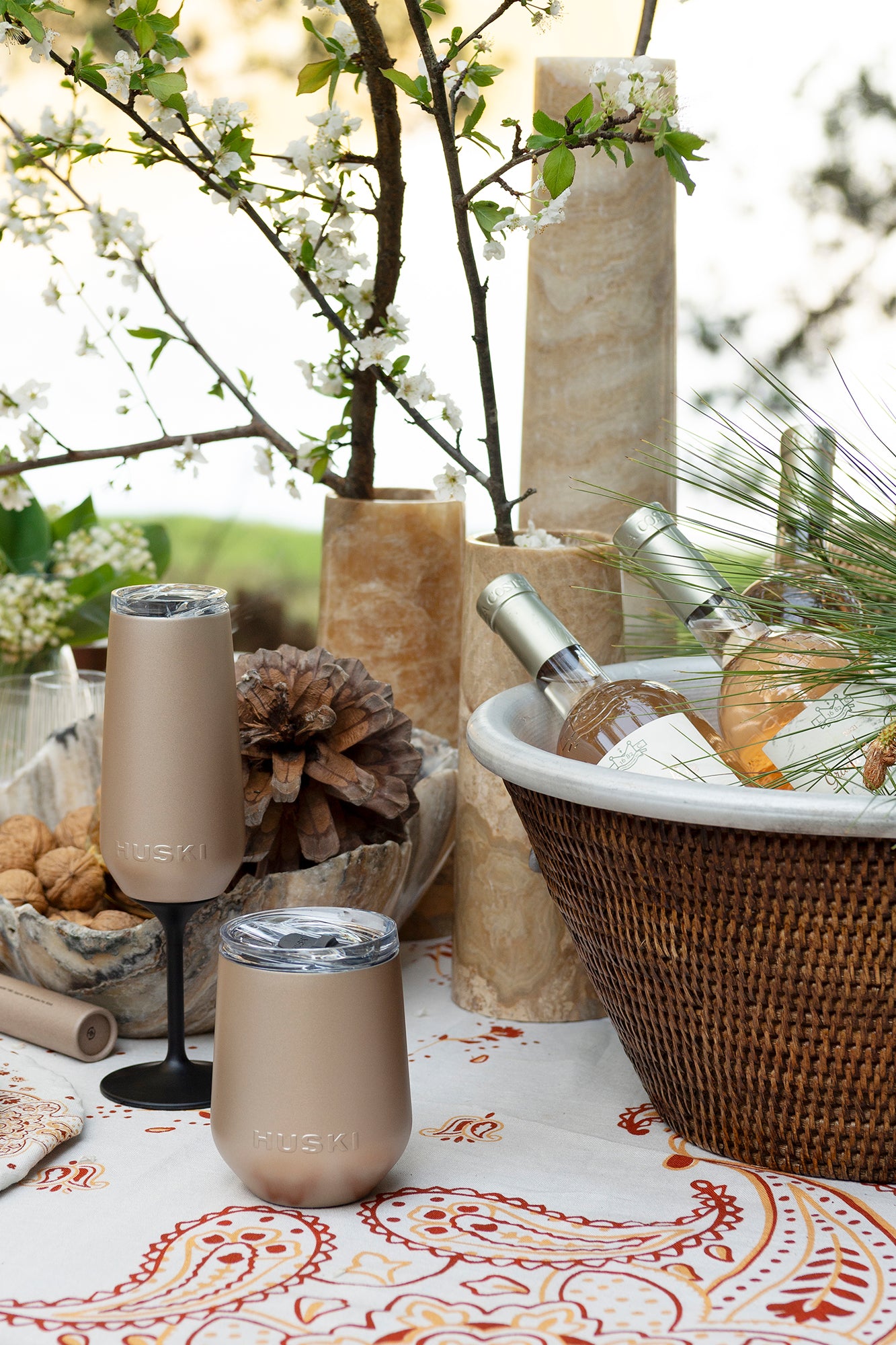 Rattan Drinks Cooler