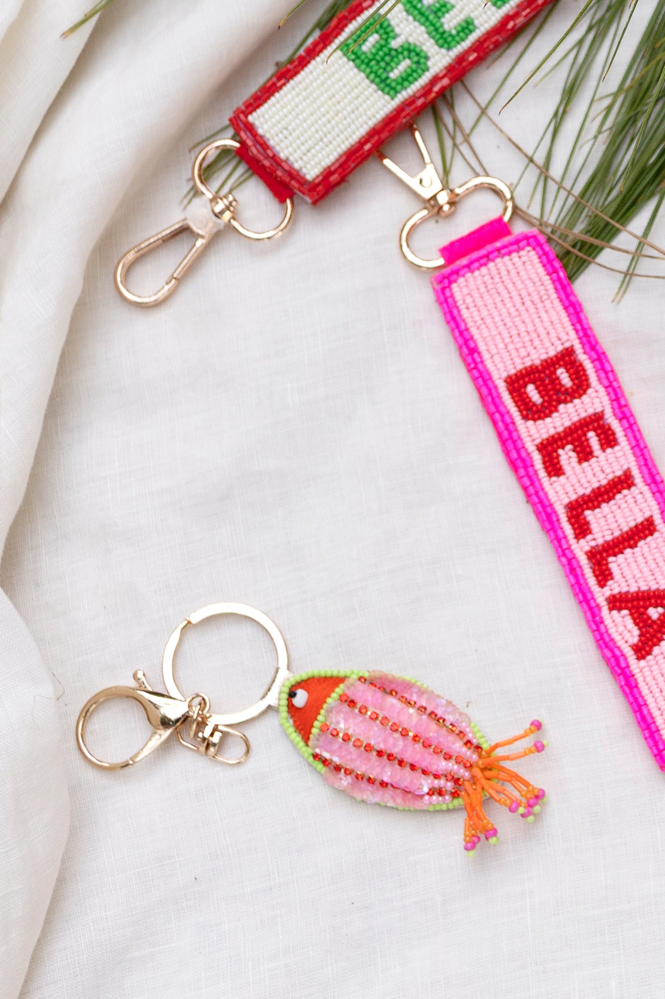 Fish Key Chain - Pink