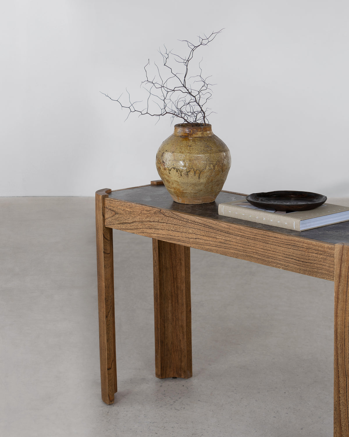Auguste Console Choc Marble - Antique Mindi
