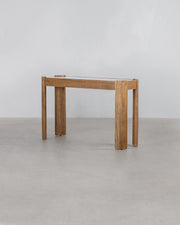 Auguste Console Choc Marble - Antique Mindi