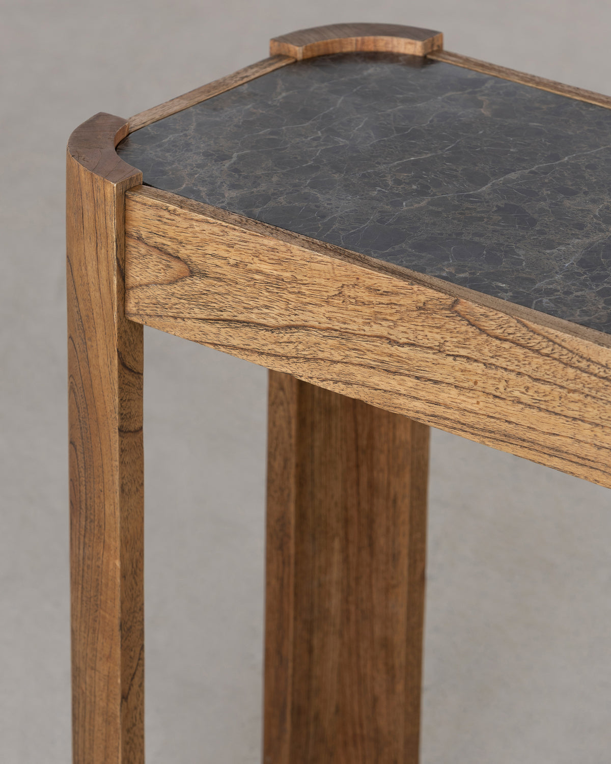 Auguste Console Choc Marble - Antique Mindi