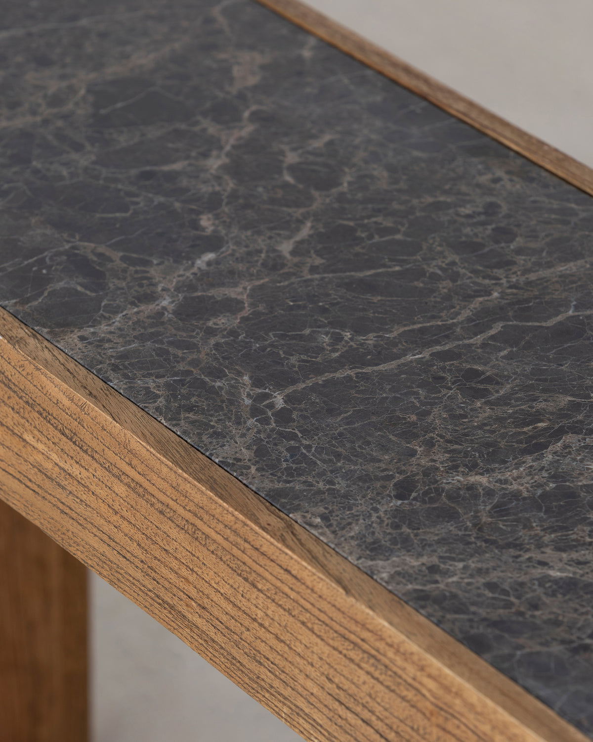 Auguste Console Choc Marble - Antique Mindi