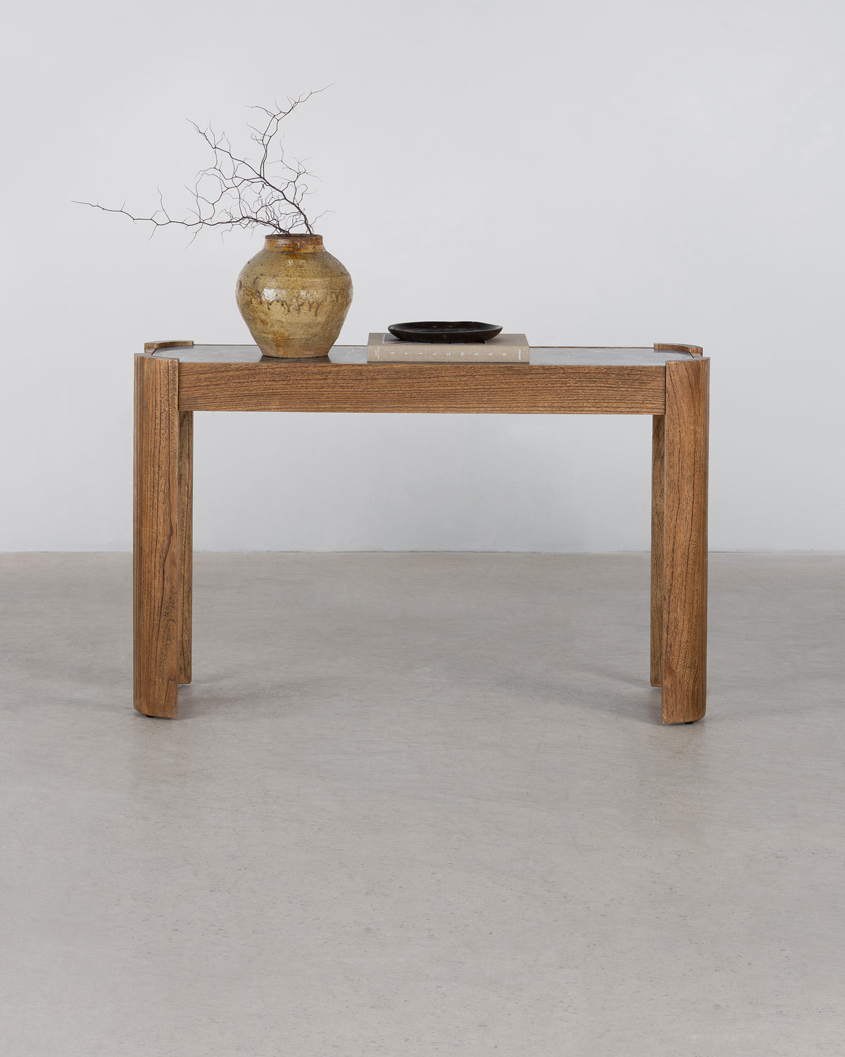 Auguste Console Choc Marble - Antique Mindi