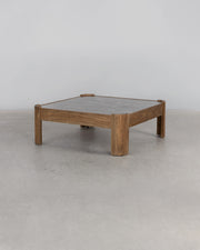 Auguste Square Coffee Table - Antique Mindi