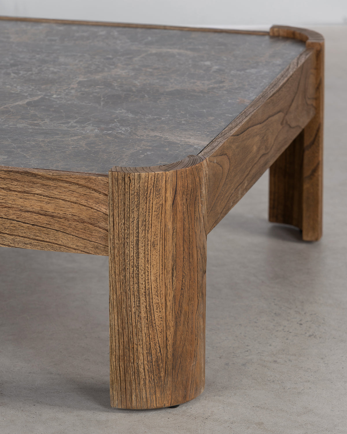 Auguste Square Coffee Table - Antique Mindi