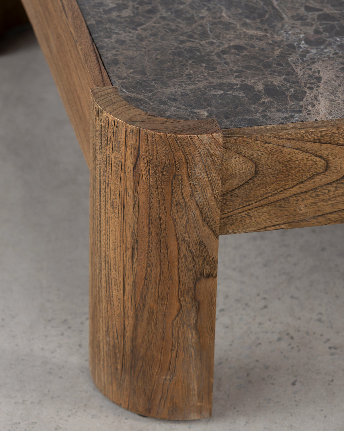 Auguste Square Coffee Table - Antique Mindi
