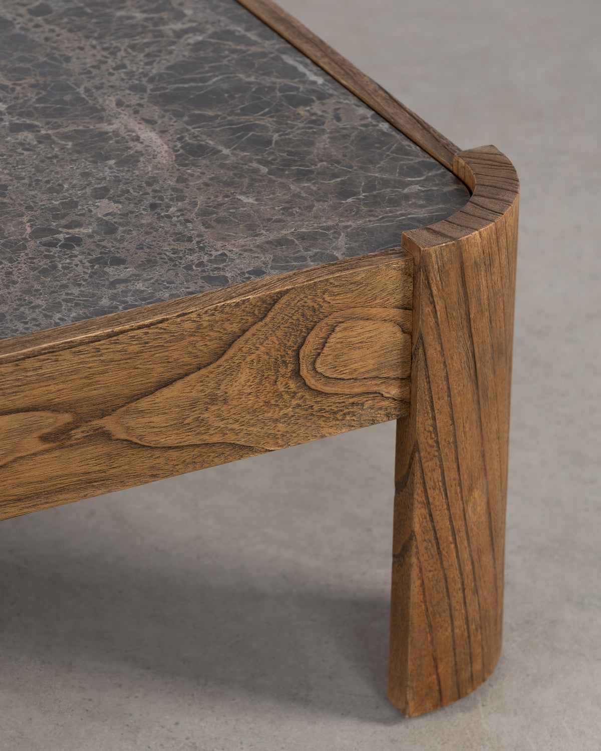 Auguste Square Coffee Table - Antique Mindi