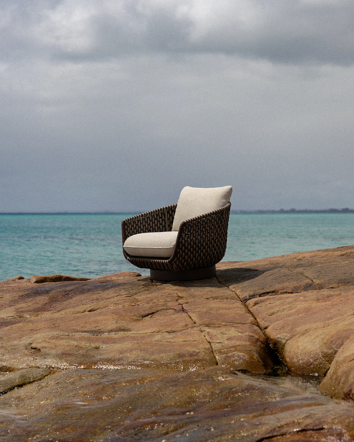 Calypso Swivel Chair - Sesame