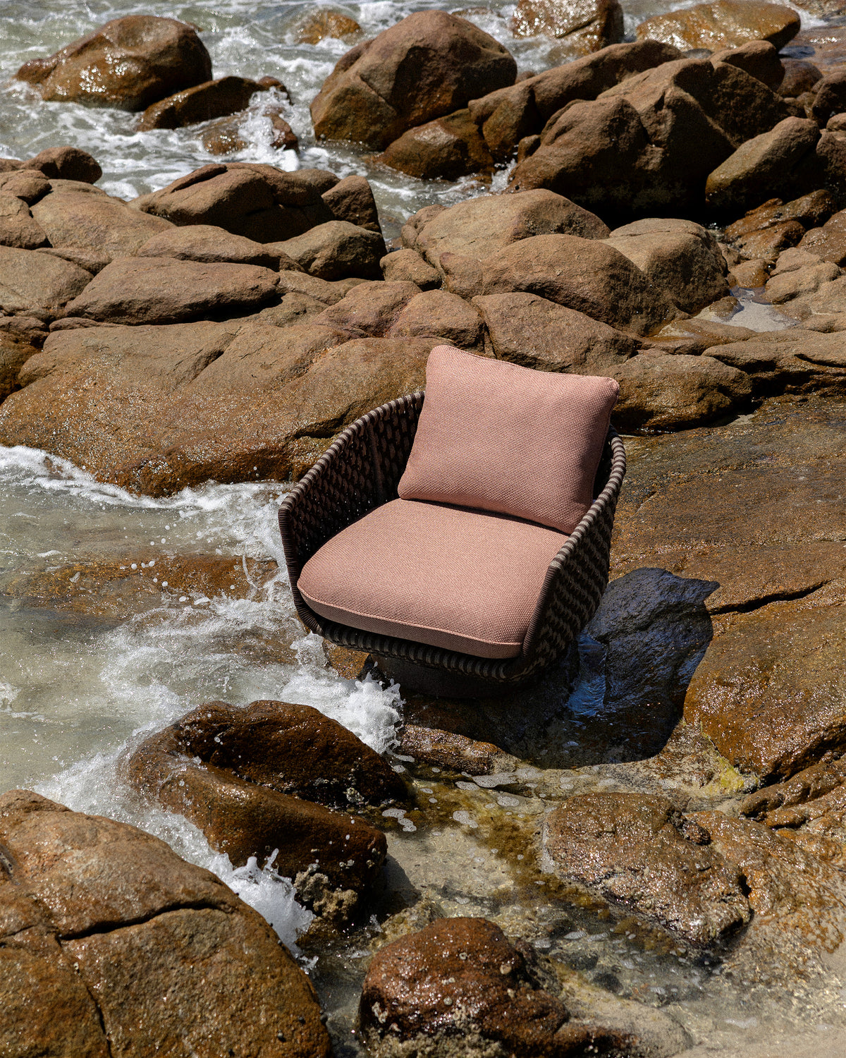 Calypso Swivel Chair - Guava