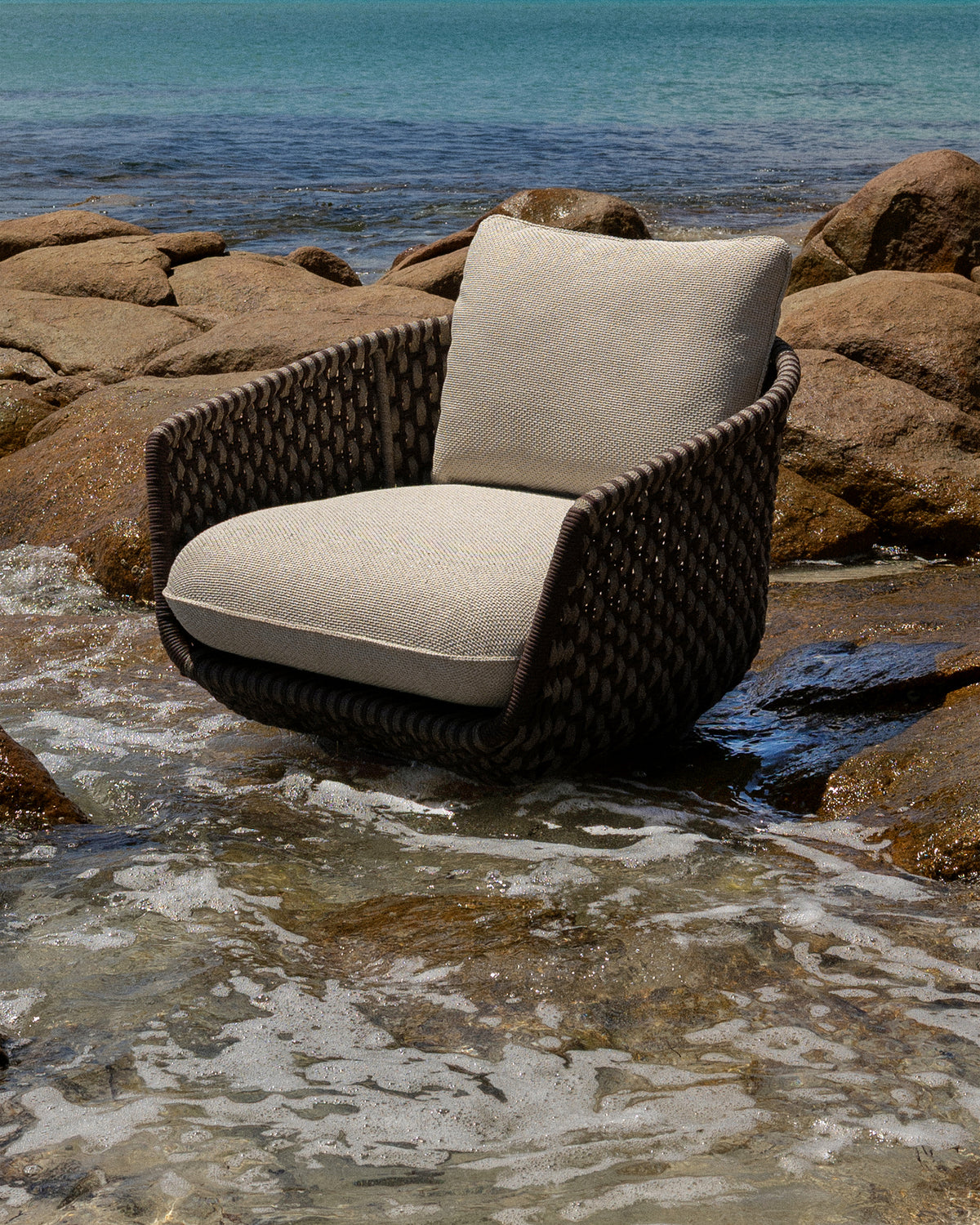 Calypso Swivel Chair - Sesame