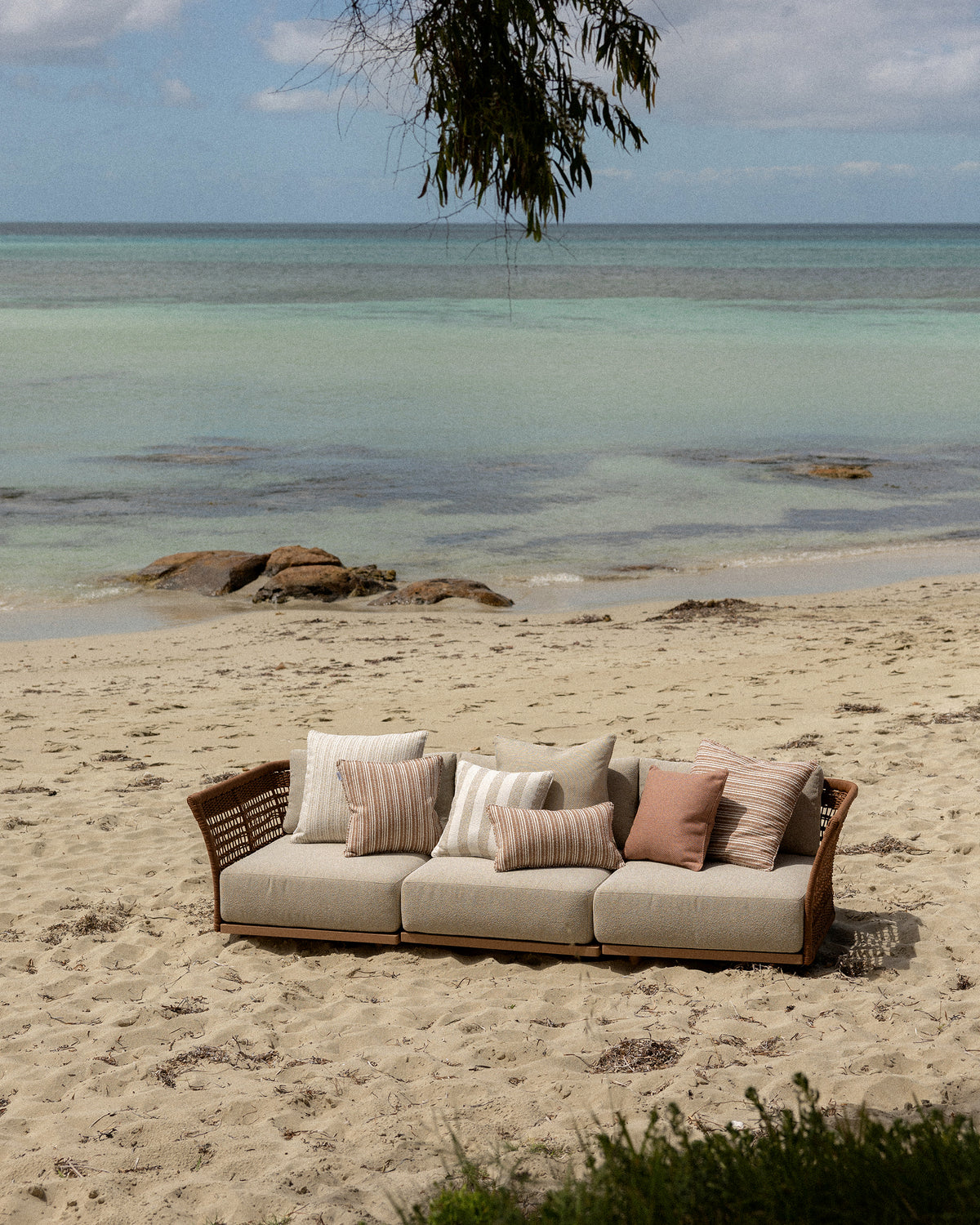 Cabana Slipper Chair - Bronze Zinc