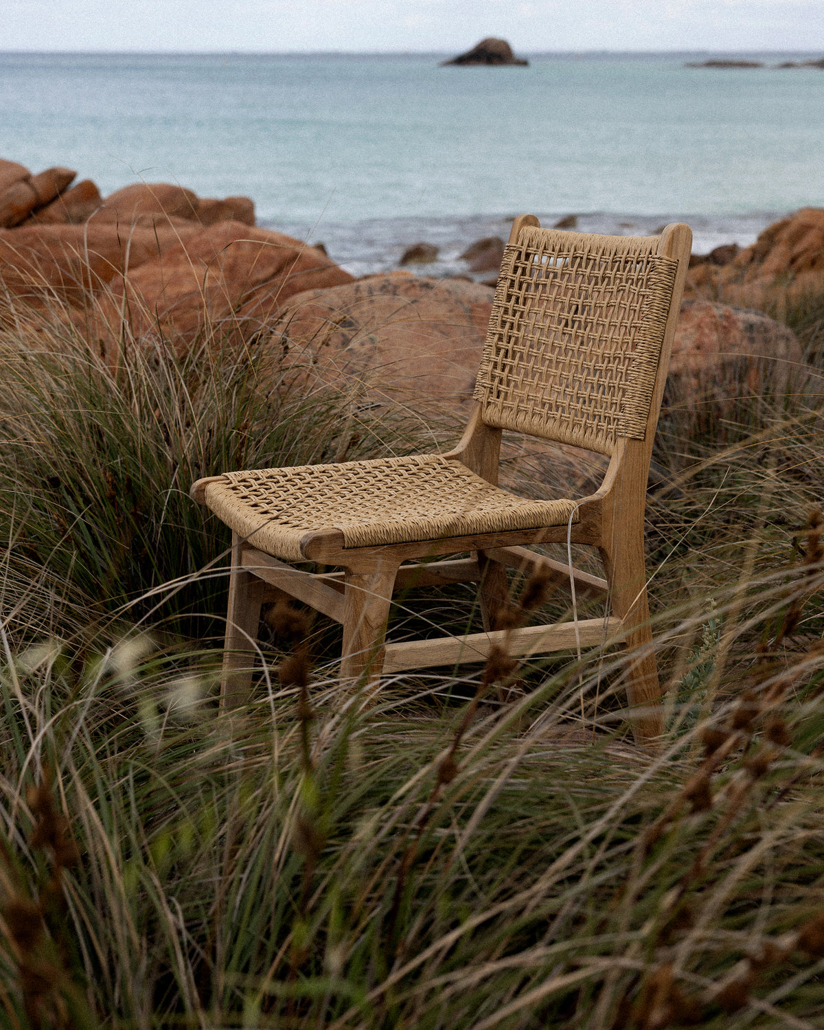 Vogue Teak Chair- Natural/Seagrass