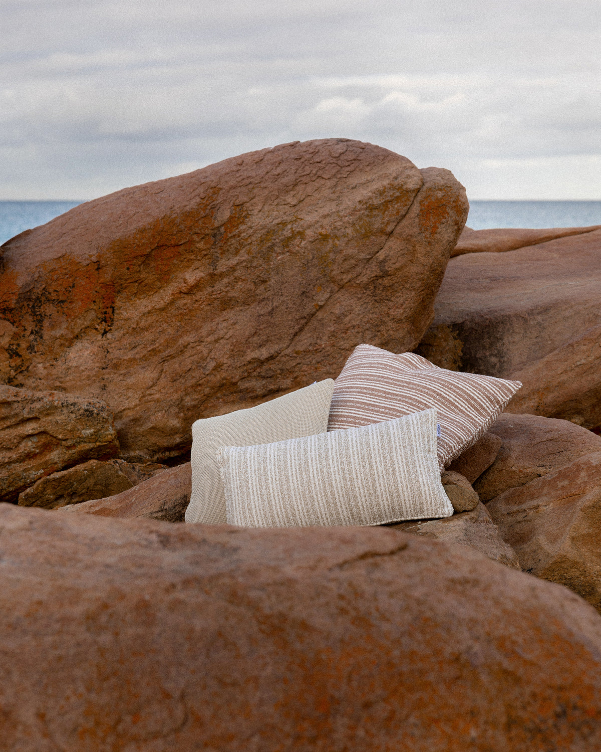 Calypso Outdoor Solid Cushion - Sesame