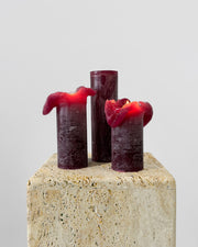 Empire Curling Candle - Oxblood