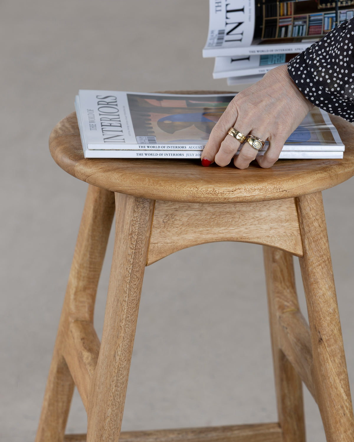 Deco Bar Stool - Rustic Matte