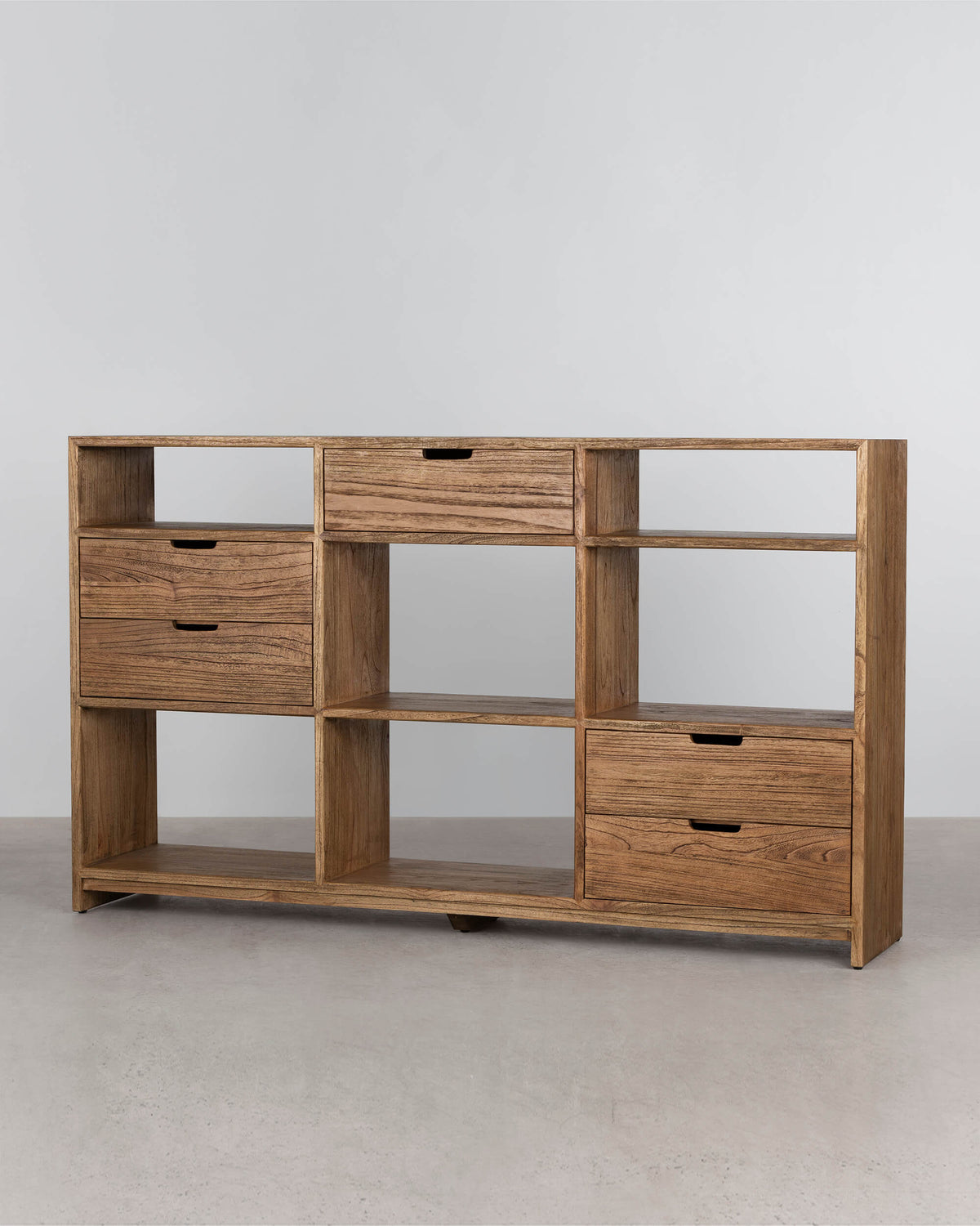 Florida Half Triple Bookcase - Antique Mindi