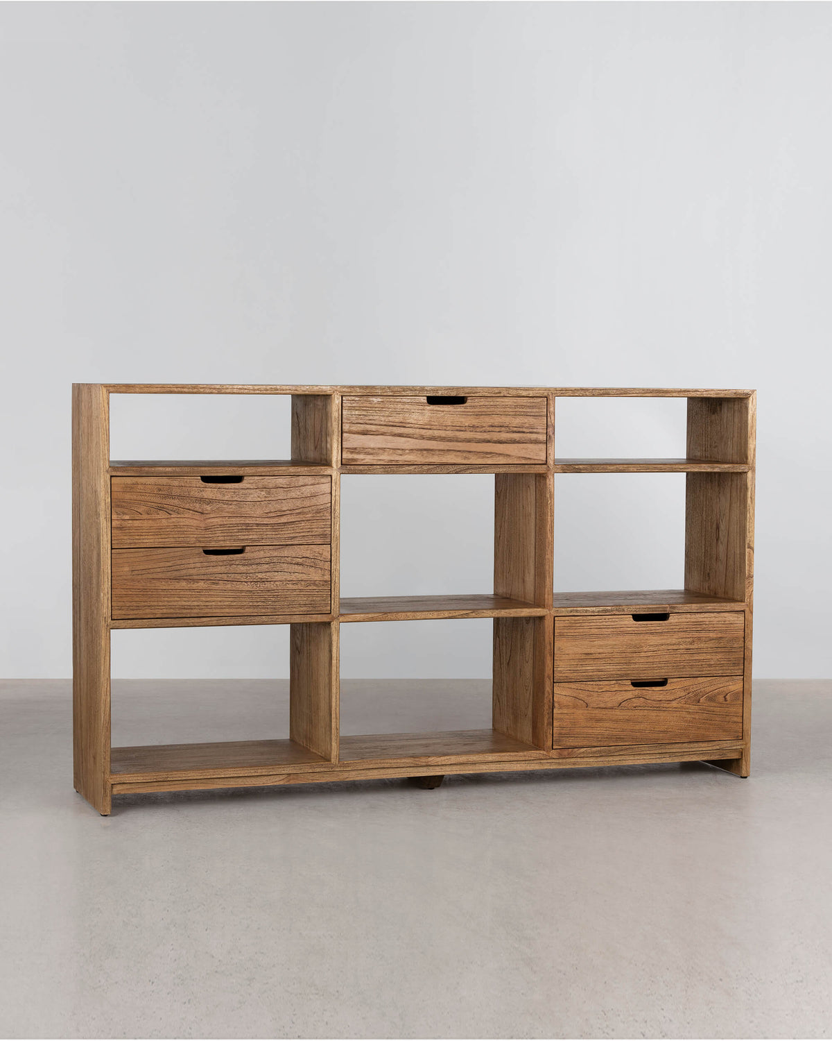 Florida Half Triple Bookcase - Antique Mindi