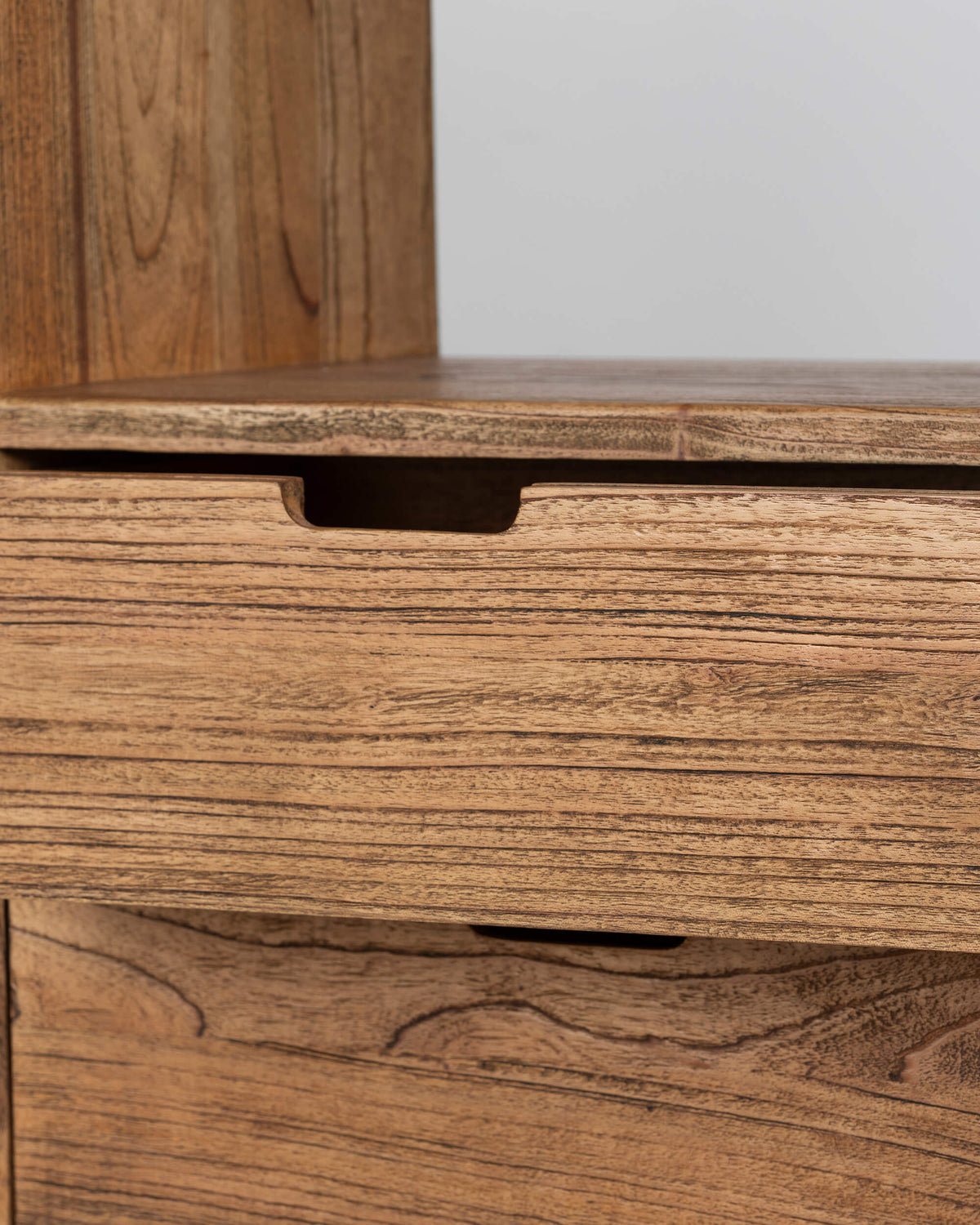 Florida Half Triple Bookcase - Antique Mindi
