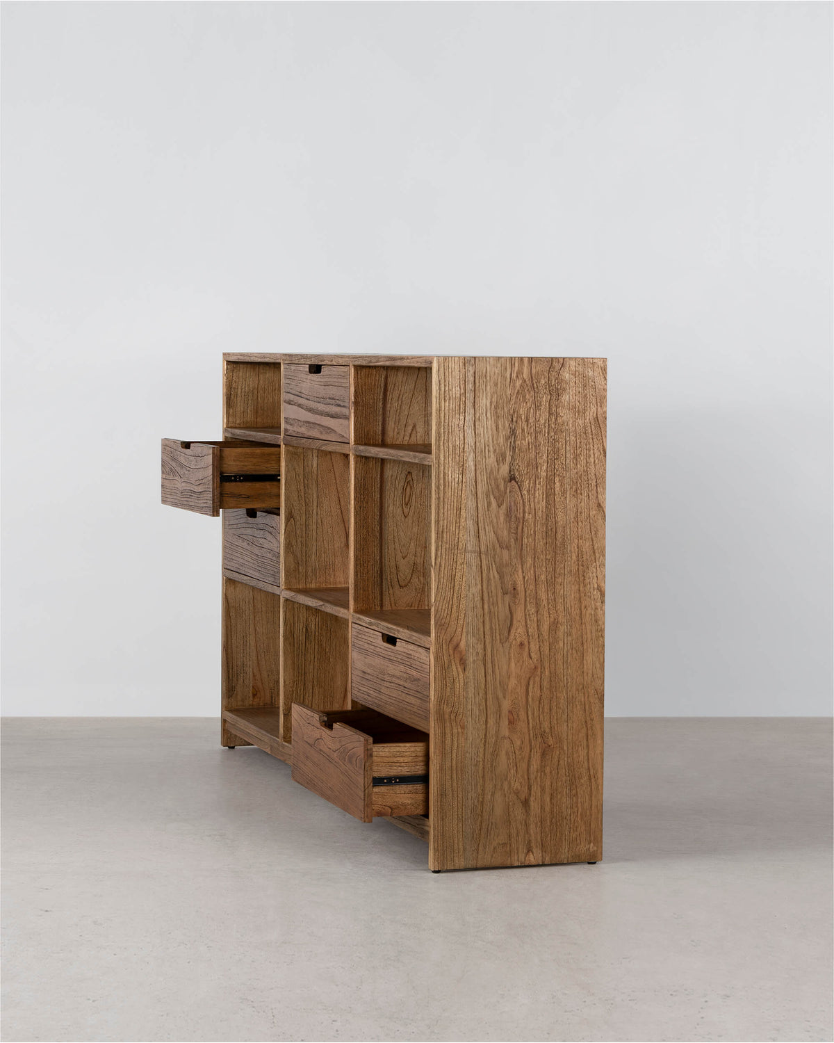 Florida Half Triple Bookcase - Antique Mindi