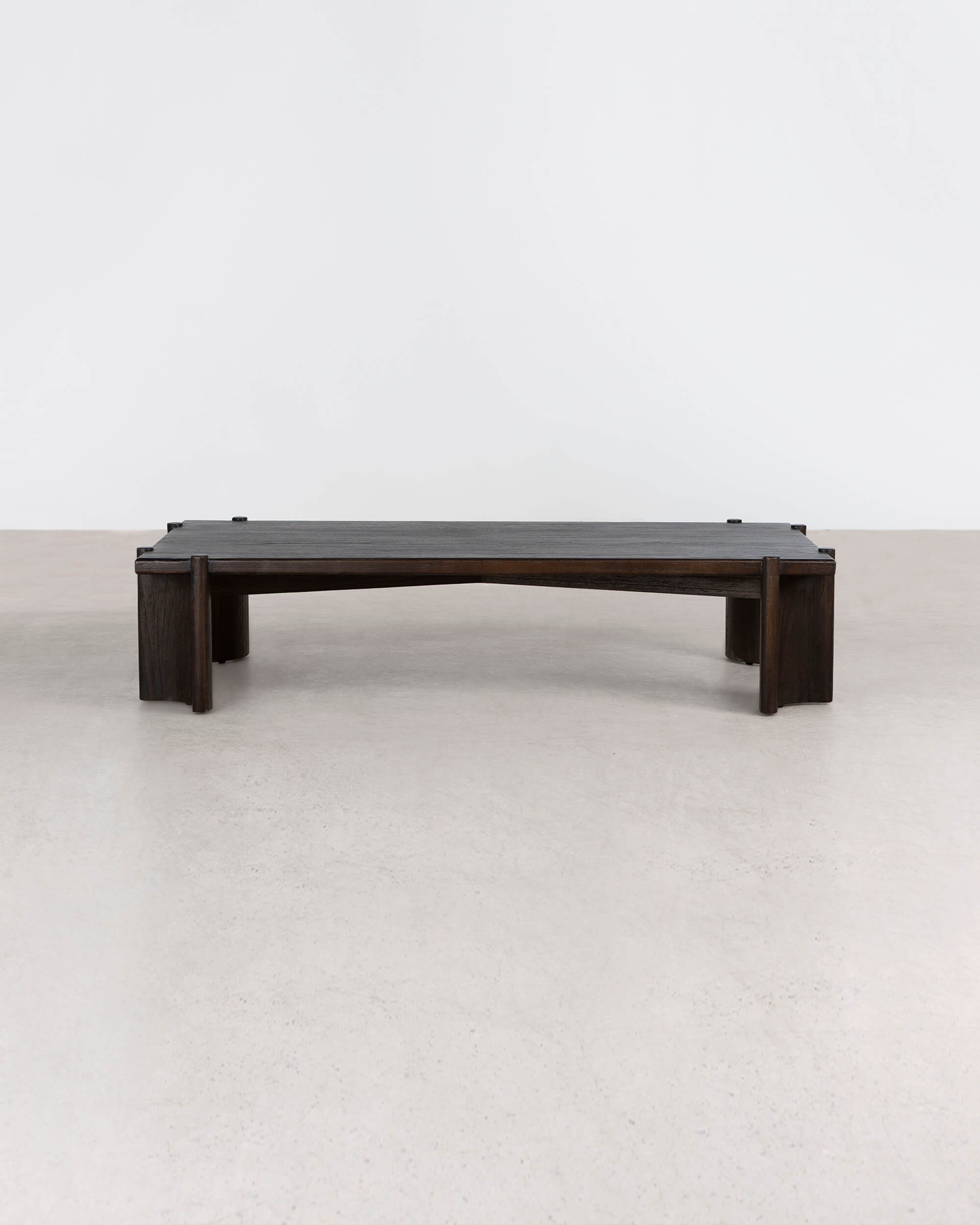 Leonard Rectangle Coffee Table - Cola