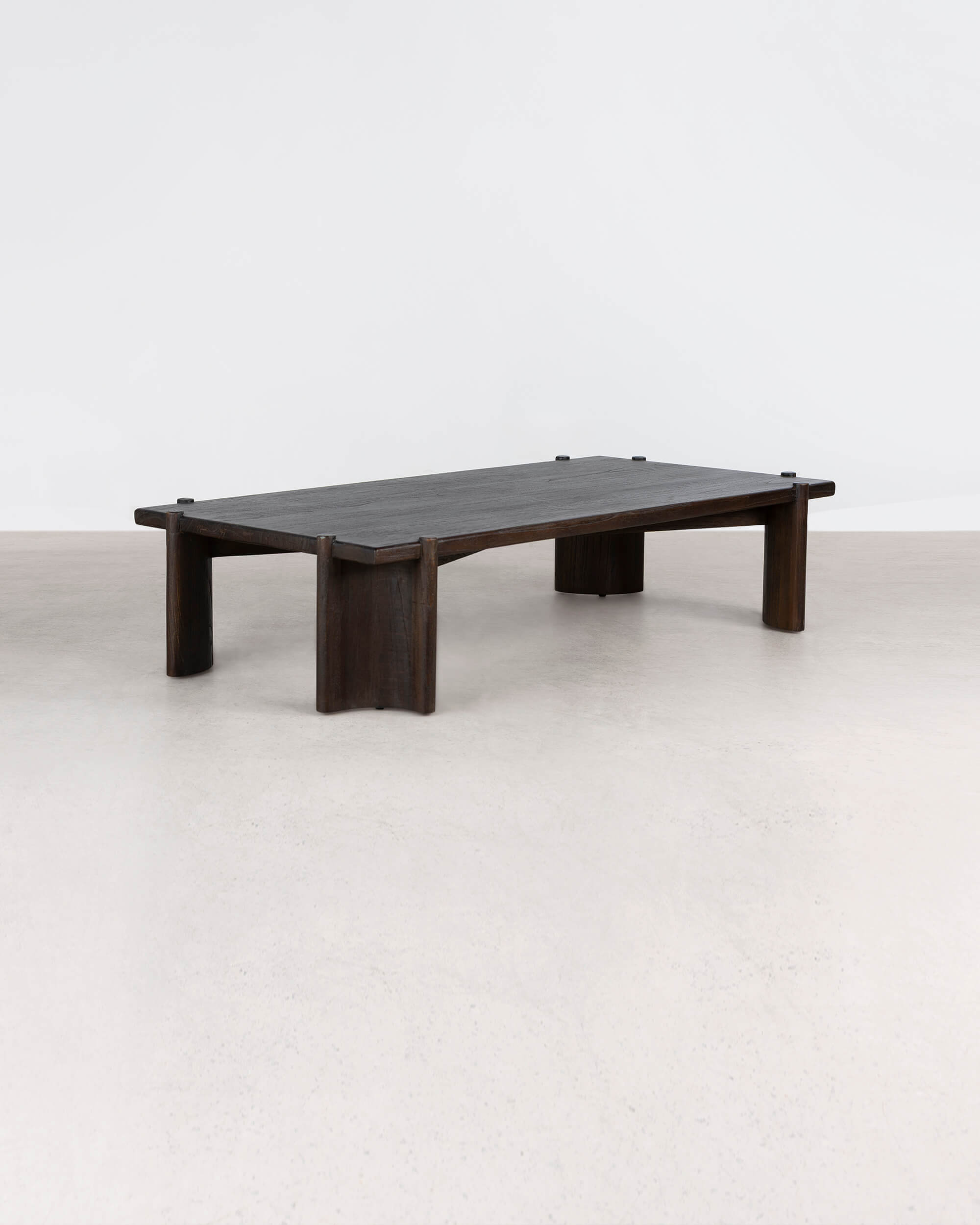 Leonard Rectangle Coffee Table - Cola