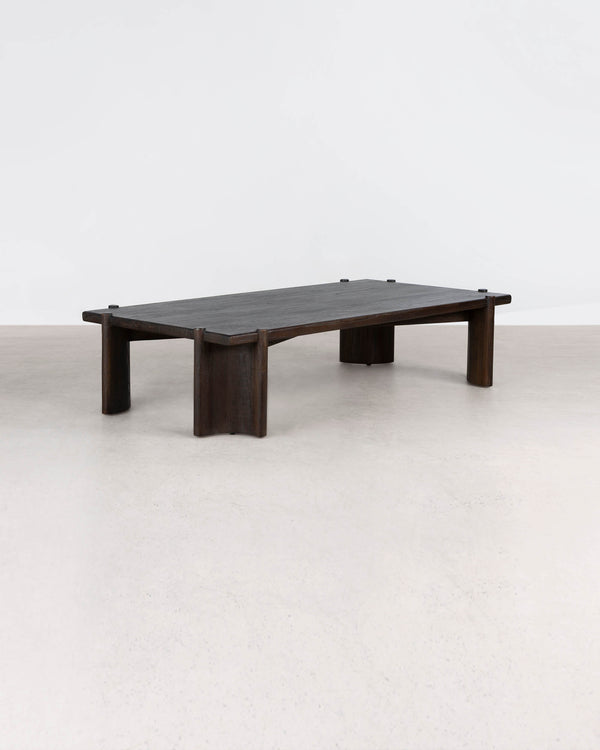Leonard Rectangle Coffee Table - Cola