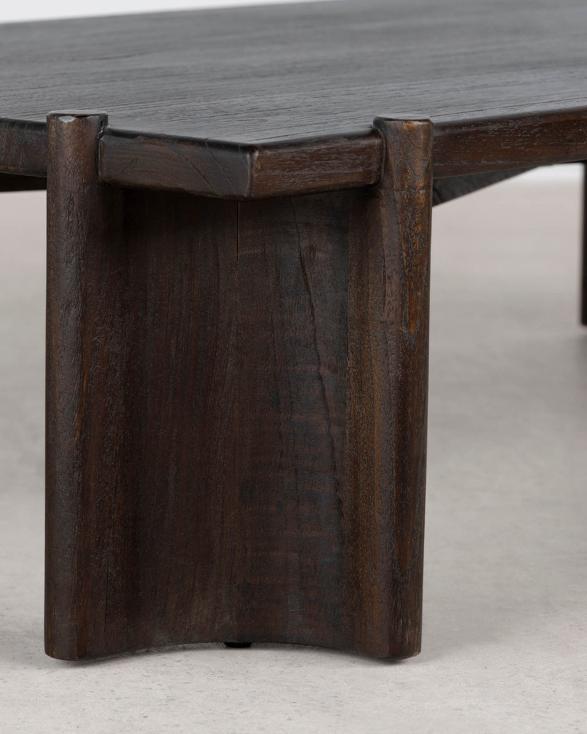 Leonard Rectangle Coffee Table - Cola