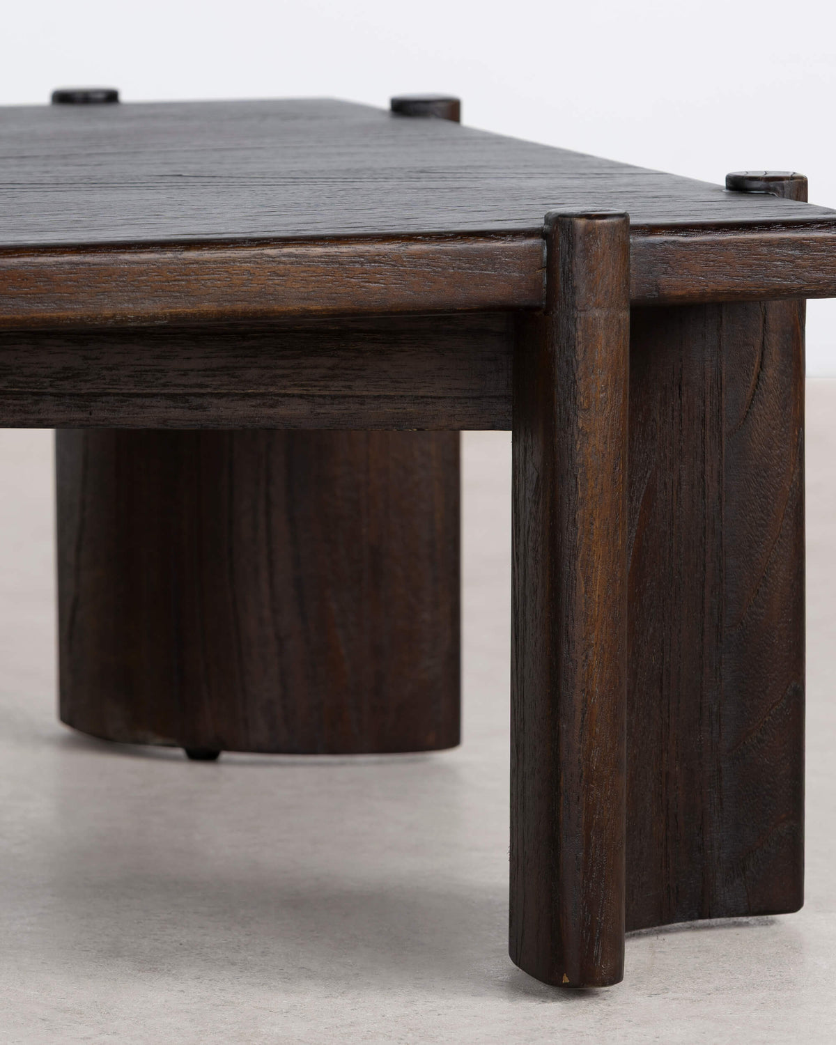 Leonard Rectangle Coffee Table - Cola