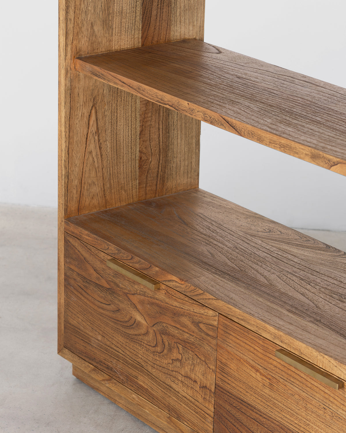 Louisa Bookcase With Drawers - Antique Mindi