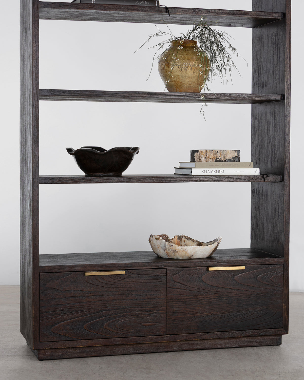 Louisa Bookcase With Drawers - Cola