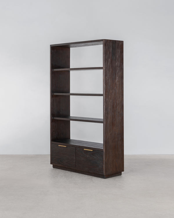 Louisa Bookcase With Drawers - Cola