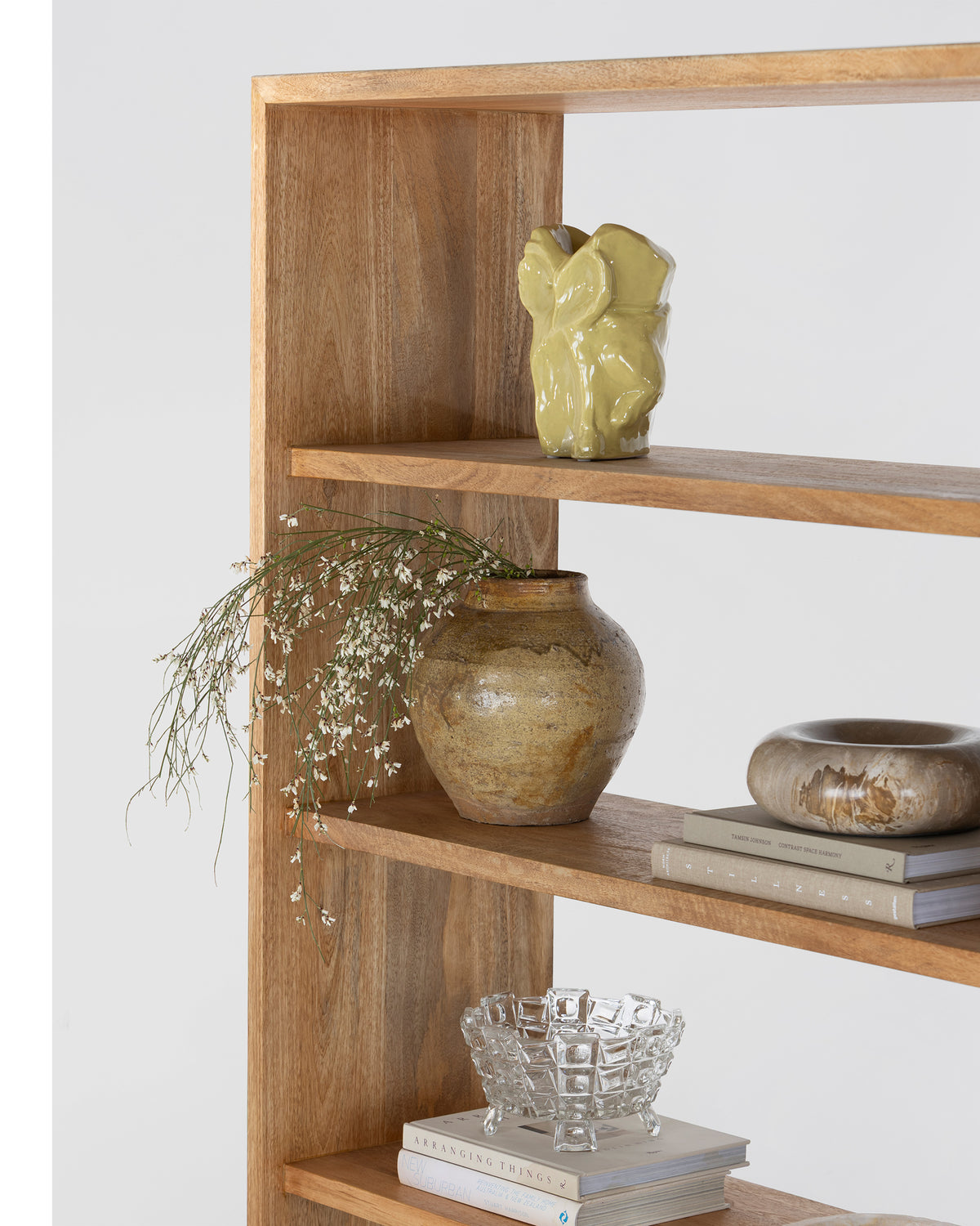Louisa Bookcase With Drawers - Rustic Matte