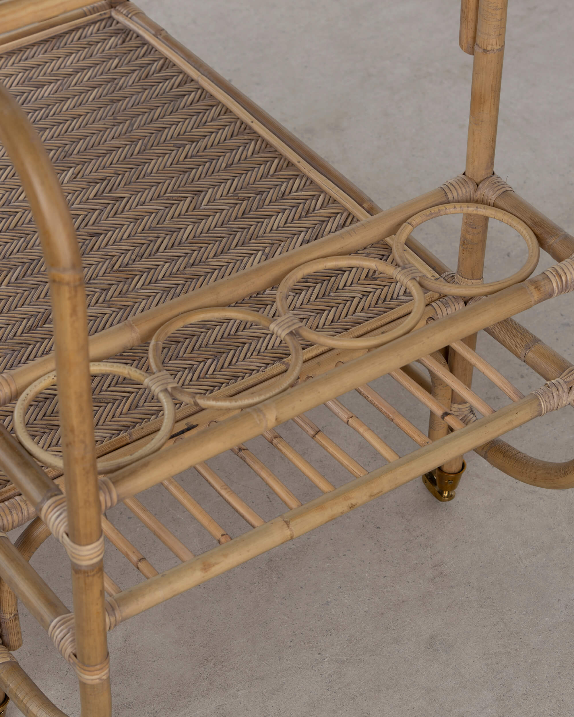 Manuel Bar Cart - Natural