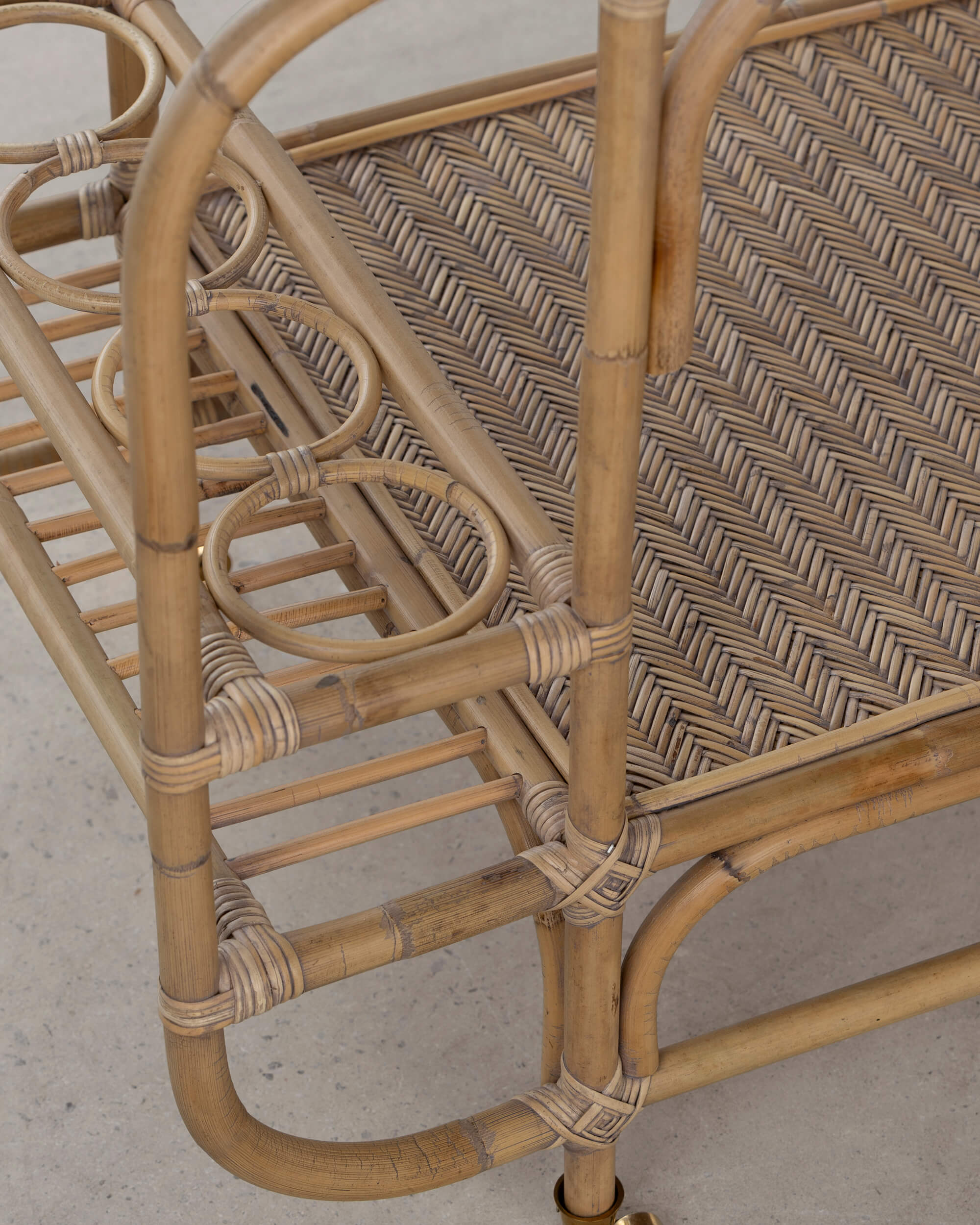 Manuel Bar Cart - Natural